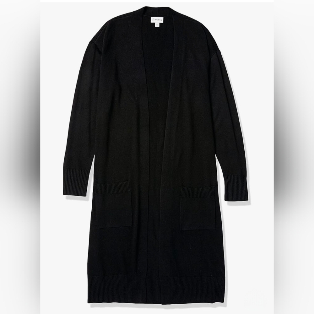 The Drop Women's Daisy Long Cardigan Sweater #1039, 1040, 1041 - Picture 9 of 11